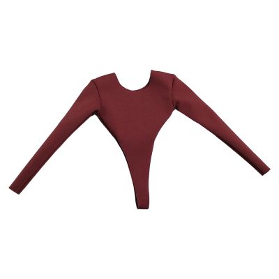 1/6 Action Figure Clothes Doll Clothes Jumpsuit Casual Fashion Dress up Costume Accessories for 12 inch Female Dolls Figure, Dark Red