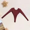 1/6 Action Figure Clothes Doll Clothes Jumpsuit Casual Fashion Dress up Costume Accessories for 12 inch Female Dolls Figure, Dark Red view 3