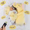 Alvemo Baby Soothing Patting Hand - Longer Runtime with Remote and 3-Level Adjustable, Stuffed Animal for Baby Toddler Kids, Baby Patter Huggable Elephant, Soothing Companion Shower Gift, Baby Toys view 2
