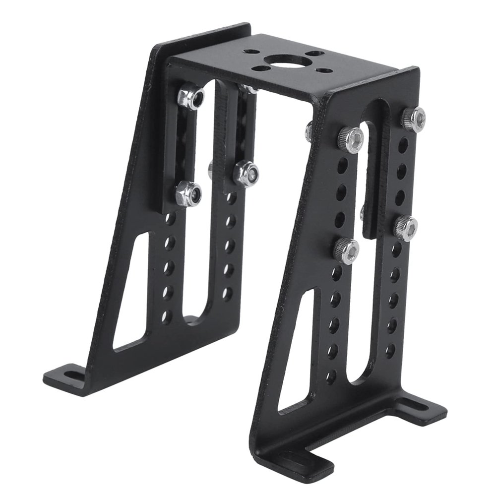 Pwshymi Detachable Aluminum Alloy Engine Mounting Stand for Adjustable Engine Support, Durable Model Airplane Installation Bracket, 3 Piece Set for Hobbyists and Enthusiasts (Small)