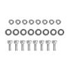 Pwshymi Detachable Aluminum Alloy Engine Mounting Stand for Adjustable Engine Support, Durable Model Airplane Installation Bracket, 3 Piece Set for Hobbyists and Enthusiasts (Small) view 2