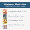 Music Book Bundle for Babies & Toddlers  Set of 4 Interactive Sound Books Featuring Classical, Folk, Blues & World Music | Ages 0-4 | Real Songs & Sturdy Board Books | Pirouette Kids view 4
