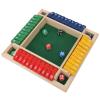 BTSEURY Wooden Dice Game, Math Board Game for Kids, Brain Training Game for Family Party, Indoor Entertainment and Social Skills Learning view 3