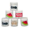 12 Picnic Party Favors, BabyQ shower, Ant Party Cups, I do BBQ party cups, Barbecue Party Supplies, BBQ Party Supplies, Grill Party, Reusable view 1
