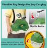 Dinosaur Launch Tracks Toys with Rolling Wheels&Educational Storage Box&Shoulder Bag, 3-in-1 Toy Set for Kids 3+, Playset Festival Cool Dinosaur Car Gift for Toddler Boys & GirlsTyrannosaurus rex view 4