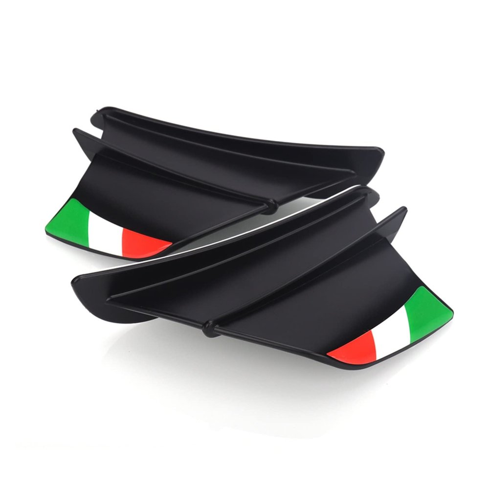 RXLMC Compatible With Ducati 899 959 1198 1198S 1199 1299 Panigale V4 V4S V4R V2 Supersport S Motorcycle Winglet Aerodynamic Wing Kit Spoiler(Style8)