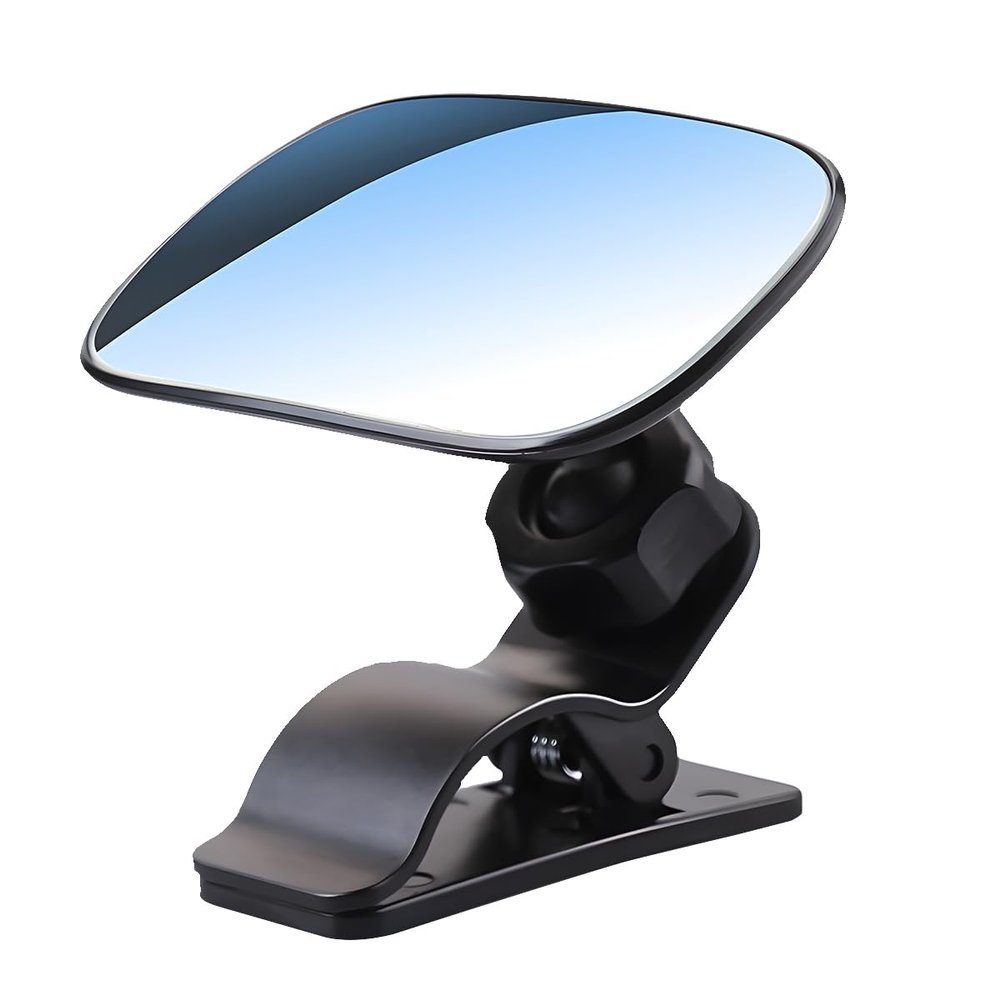 TNAIYH Car Interior Rearview Baby Mirror, Wide Angle Convex HD 360 Adjustable Rearview Mirror for Backseat Kids, Clip-on Sun Visor Safety Rearview for Monitoring Infant Child, Universal Fit