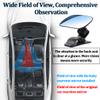 TNAIYH Car Interior Rearview Baby Mirror, Wide Angle Convex HD 360 Adjustable Rearview Mirror for Backseat Kids, Clip-on Sun Visor Safety Rearview for Monitoring Infant Child, Universal Fit view 3