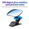 TNAIYH Car Interior Rearview Baby Mirror, Wide Angle Convex HD 360 Adjustable Rearview Mirror for Backseat Kids, Clip-on Sun Visor Safety Rearview for Monitoring Infant Child, Universal Fit view 4