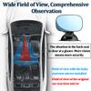 TNAIYH Car Interior Rearview Baby Mirror, Wide Angle Convex HD 360 Adjustable Vehicle Rear Facing Mirror, Suction Cup Windshield Safety Rearview for Monitoring Infant Child, Universal Fit view 3