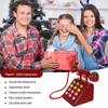 Uonlytech Wooden Rotary Dial Phone for Pretend Plaything Enhancing Finger Dexterity and Life Skills Educational Role Play for Boys and Strawberry Red Vintage Design view 4