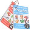 BESPORTBLE Phonics English Spelling Cards with Metal Rings Matching Letter Flash Word Cards for Early Educational Learning Vocabulary Builder for Boys Random Cover view 1
