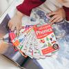 BESPORTBLE Phonics English Spelling Cards with Metal Rings Matching Letter Flash Word Cards for Early Educational Learning Vocabulary Builder for Boys Random Cover view 3