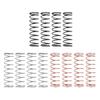 3sets 23x5 7mm Metal Shock Absorber Springs Compatible With 1 24 Scale RC Crawler Cars SCX24 Upgrade Parts For Crawler Vehicle Suspension System(12pcs Springs) view 1