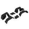 1/10 RC Crawler Plastic Mud Guards Fender Set Front Rear Compatible with II 90046 90047 Models view 1