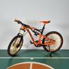 Alloy Finger Bike Downhill Toy Mini Racing Dirt MTB Bike Ornament DH Bicycle Vehicles Model Dirt Bike Cake Topper Decoration Mini Scooter Toy Finger for Boy (Orange) view 1