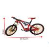 Alloy Finger Bike Downhill Toy Mini Racing Dirt MTB Bike Ornament DH Bicycle Vehicles Model Dirt Bike Cake Topper Decoration Mini Scooter Toy Finger for Boy (Orange) view 4