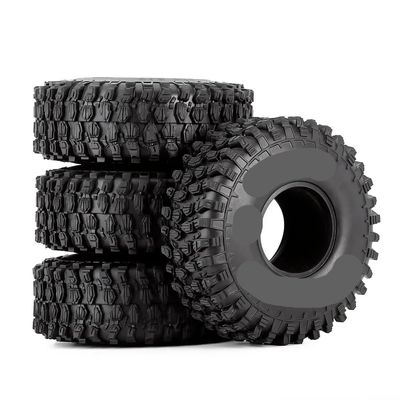 4PCS 120x42mm 1 9 Inch Rubber Tires for 1 10 Scale RC Crawler Car Compatible with Gen8 and Similar Off Road Remote Control Vehicles(4PCS YQT-1901)