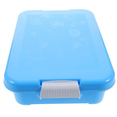 Beaupretty Portable Plastic Sandbox with Lid Montessori Sand Tray for Portable Suitcase Design for Indoor and Outdoor Sand Play Spill-Resistant Tray for Sensory Activities and Storage