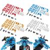 Compatible with SCY16101 16102 16103 16104 16106 16201 C8805 RC 1/16 Metal Upgraded Parts Bearing Accessories with Bearings(Silver) view 2