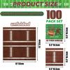 100Pcs Football Napkins, 13 x 13 Inches Tailgate Birthday Napkin, Touchdown Napkins, Football Party Napkin for Kids Fans Tailgate Gameday Birthday Party Supplies view 2