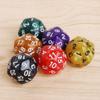 6pcs/Set Acrylic Polyhedral Dice for TRPG Board Game Dice view 2