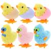 BESPORTBLE 6pcs Wind-up Chicken for Easter Party Favors Small Cartoon Clockwork Walking with Eggshell Design Fun Prizes for Boys view 1