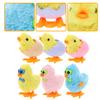 BESPORTBLE 6pcs Wind-up Chicken for Easter Party Favors Small Cartoon Clockwork Walking with Eggshell Design Fun Prizes for Boys view 4