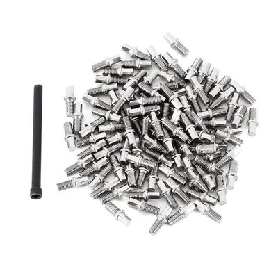 100Pcs M3 6MM Stainless Steel Screws Kit Compatible with 1 10 Scale RC Crawler Hubs(100pcs M3)