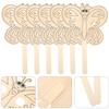 Beaupretty 6Pcs Blank Masks Painting Wooden Animal DIY Graffiti Masquerade Party Props for Boys and Halloween Birthday Craft Activity view 3