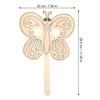 Beaupretty 6Pcs Blank Masks Painting Wooden Animal DIY Graffiti Masquerade Party Props for Boys and Halloween Birthday Craft Activity view 4