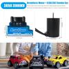 Xspeedonline 3650 3900KV Brushless Motor with 120A ESC Compatible for RC Car Truck Performance Upgrade view 2
