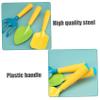 Kids Gardening Set 4Pcs/Set Mini Ergonomic Toddler Gardening Portable Vibrant Rounded Corner Educational Kids Tools for Outdoor view 4