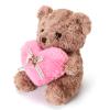 ABEARCAR Cute Teddy Bear Stuffed Animals with Pink Heart for Kids,Soft Teddy Bear Plushies Valentine's Day, for Girlfriend Kids or Mom view 2