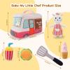JUSTQUNSEEN Stuffed Plush Chef Kit for Baby Toddler, 6-Piece view 2