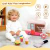 JUSTQUNSEEN Stuffed Plush Chef Kit for Baby Toddler, 6-Piece view 4