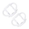 Beaupretty 2pcs Silicone Bottle Handles Wide Mouth Milk Bottle Holder Ergonomic Non-Slip Comfortable Grip for Self- and Easy to Clean view 1