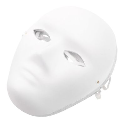 BESPORTBLE 10Pcs DIY Unpainted Full Face Paper Masks Lightweight Mask Base for Men Masquerade Party Favors Halloween Costume Craft for Painting and Decoration
