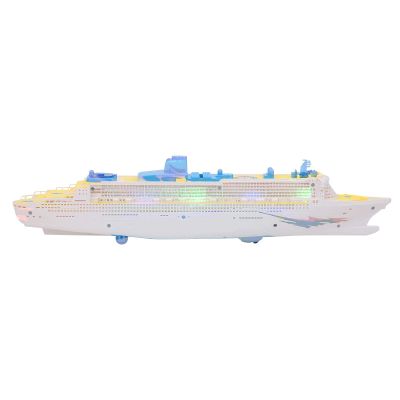 Aqur2020 Highly Simulated Electric Music Boat with Colorful Light Effect for Children from 3 Years, 49 X 11 X 6 Cm