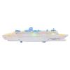 Aqur2020 Highly Simulated Electric Music Boat with Colorful Light Effect for Children from 3 Years, 49 X 11 X 6 Cm view 1
