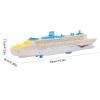 Aqur2020 Highly Simulated Electric Music Boat with Colorful Light Effect for Children from 3 Years, 49 X 11 X 6 Cm view 2