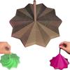 3D Printed Expanded Sensory Fidget Star, Fractal Fidget Hexagon with Handles, Colorful Whirling Spiral Design (Brown, Medium) view 1