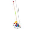MOLUCKFU Wooden Cartoon Animal Walker with Swinging Hands Educational Push Car for Indoor Outdoor Use Lightweight Walking Aid for Boys view 2