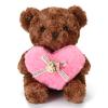ABEARCAR Cute Teddy Bear Stuffed Animals with Pink Heart for Kids,Soft Teddy Bear Plushies Valentine's Day, for Girlfriend Kids or Mom view 1