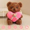 ABEARCAR Cute Teddy Bear Stuffed Animals with Pink Heart for Kids,Soft Teddy Bear Plushies Valentine's Day, for Girlfriend Kids or Mom view 4