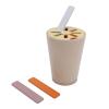 Aqur2020 Color Sorting Cups Educational Learning Toy, Wooden, Shape Recognition, Preschool Activities, 3.35x4.53 Inches view 4