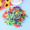 CIYODO 100pcs Mini Plastic Dinosaur Model for Educational Learning Animal Figures for Counting Sorting Creative Play Suitable for Over view 3