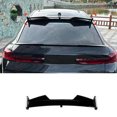 HMKJHYQ Car Accessories for BMW X6 G06 M Sport 2020-2023Rear Trunk Spoiler Lip WingABS (Piano Black Blade Style) 1PCS