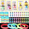 Barydat 200 Set Mini Christ Gifts Glow in the Dark Include Mini Jesus Figures Silicone Wristbands Blessing Cards for Christ Party Favors Sunday School Gifts Religious Toys to Hide and Seek view 1