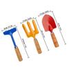 Abaodam Metal Sand Tool with Wooden Handles Mini Garden Shovels for Outdoor Sand and Beach Digging Unisex Gardening Hand Spades for Coordination and Play view 2